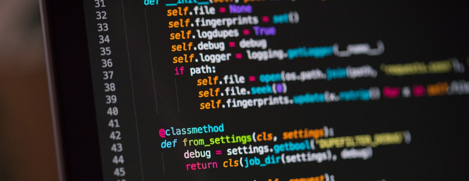 Ekranda Python kaynak kodu